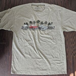 Heathered Gray Tan Vintage Chevy Truck Graphic T-Shirt